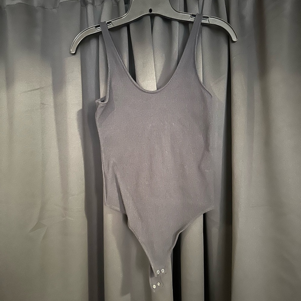 Abercrombie Soft AF Black Bodysuit